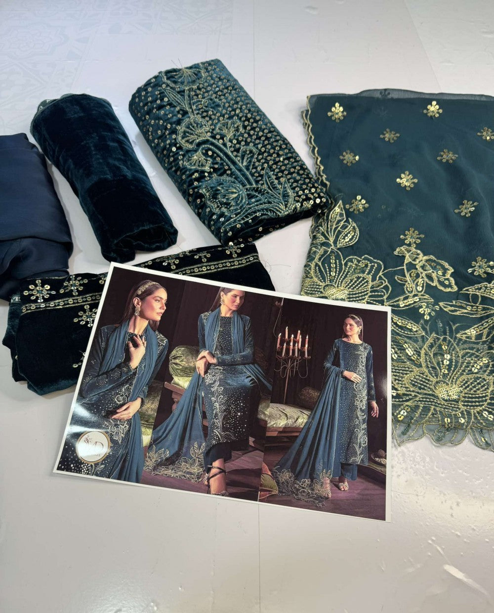 Iznik Velver 11000microM Sequence Embroidered