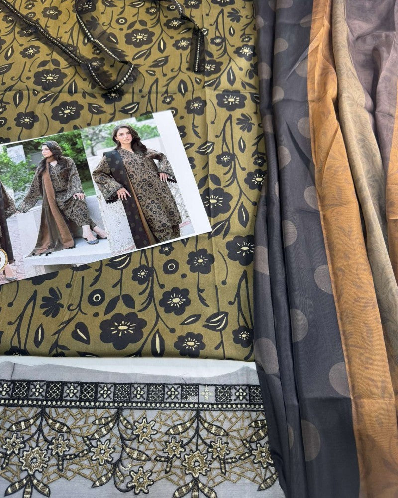 Baroque Digital Print Summer Lawn