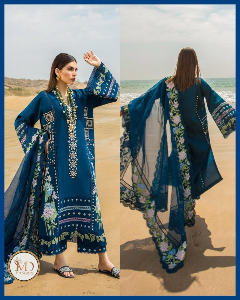 Crimson Blue Lawn Bohemian Summer D7 A