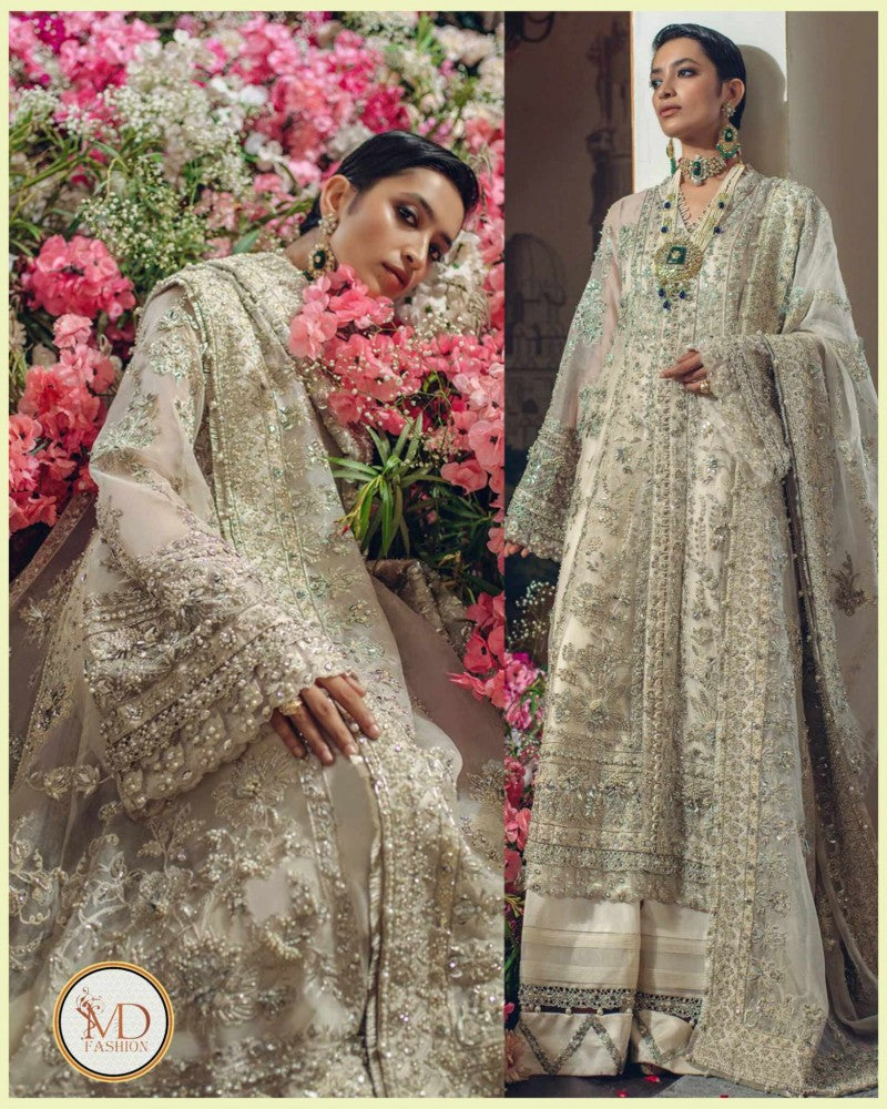 ELAN WEDDING COLLECTION REINE BLANCHE ORGANZA SUIT