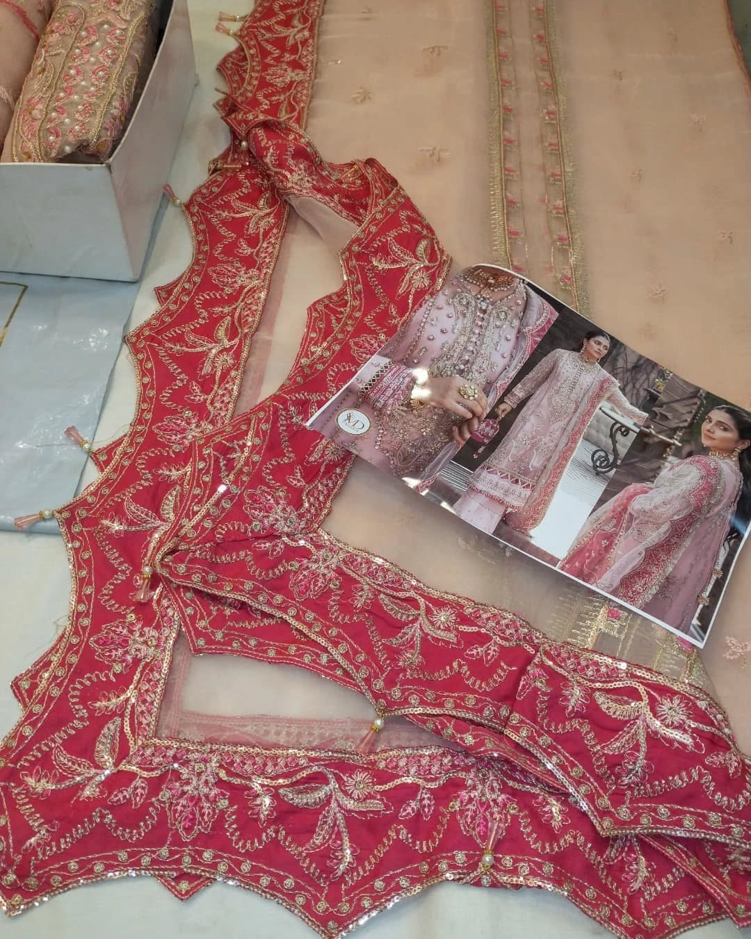 AFROZEH HAYAT INAYAT ORGANZA EMBROIDERED