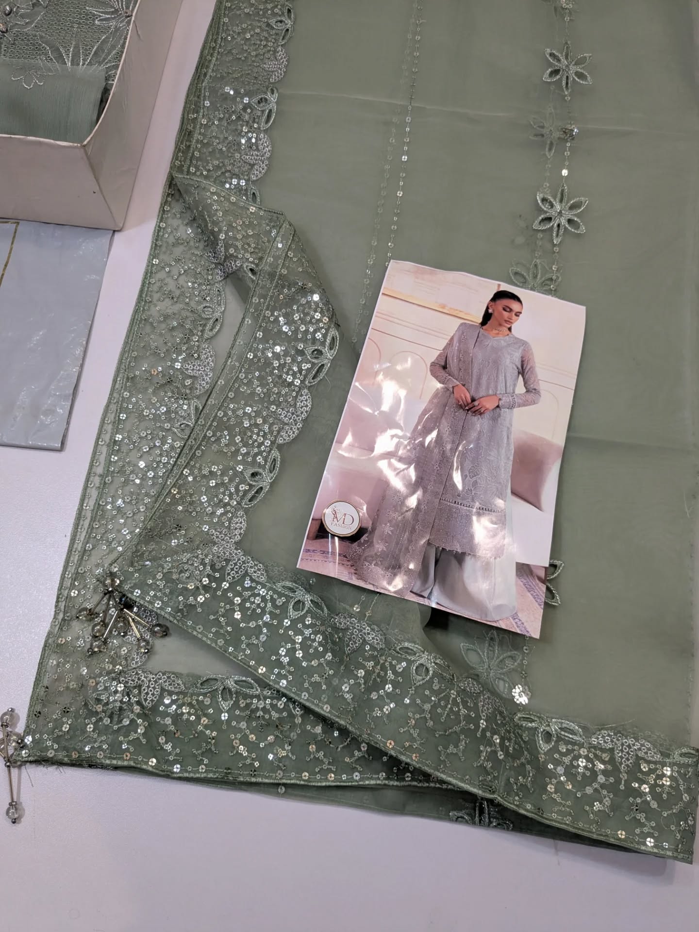 JAZMIN LUXURIOUS CHIFFON WEDDING WEAR EMBROIDERED