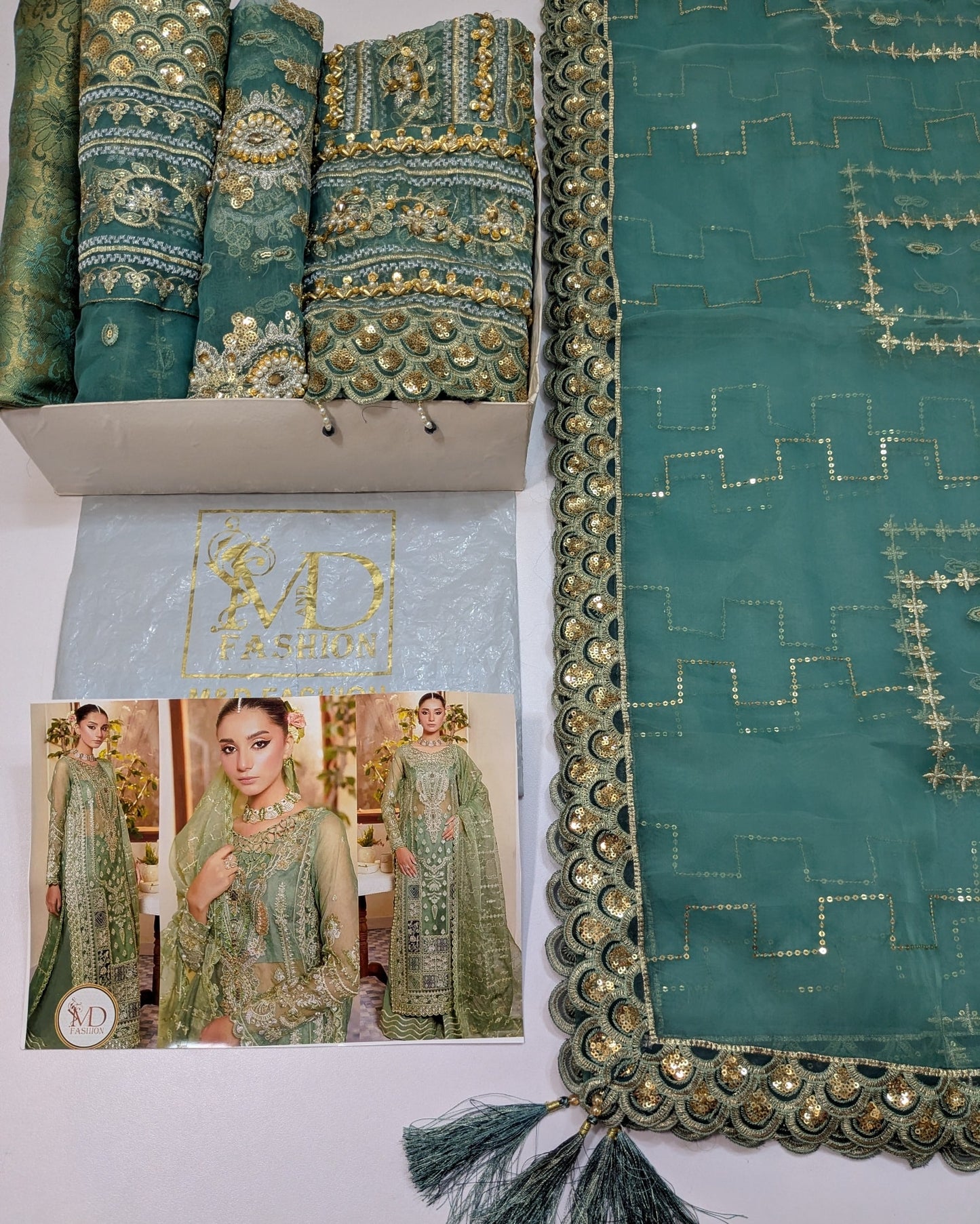 Maryams Hayat Wedding Formal ZAREEN Hand Embellished