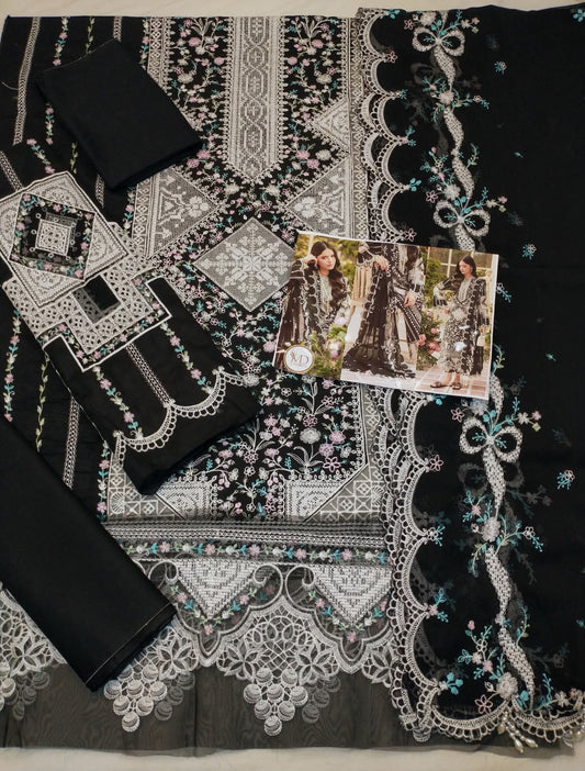 BIN ILYAS BLACK FREESIA LUXURIOUS LAWN