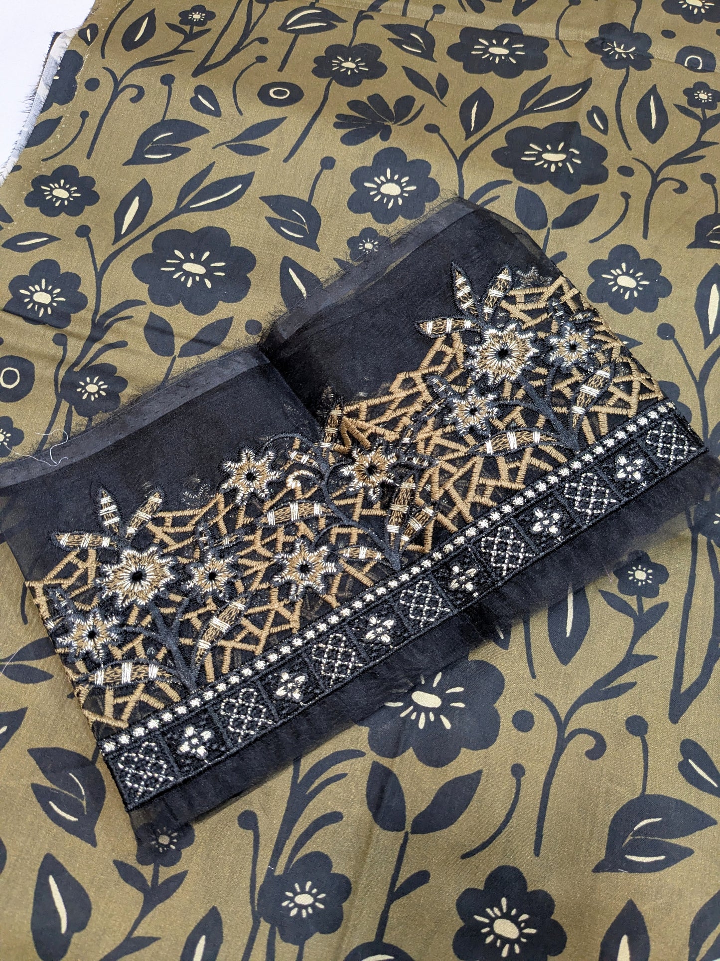 Baroque Digital Print Summer Lawn