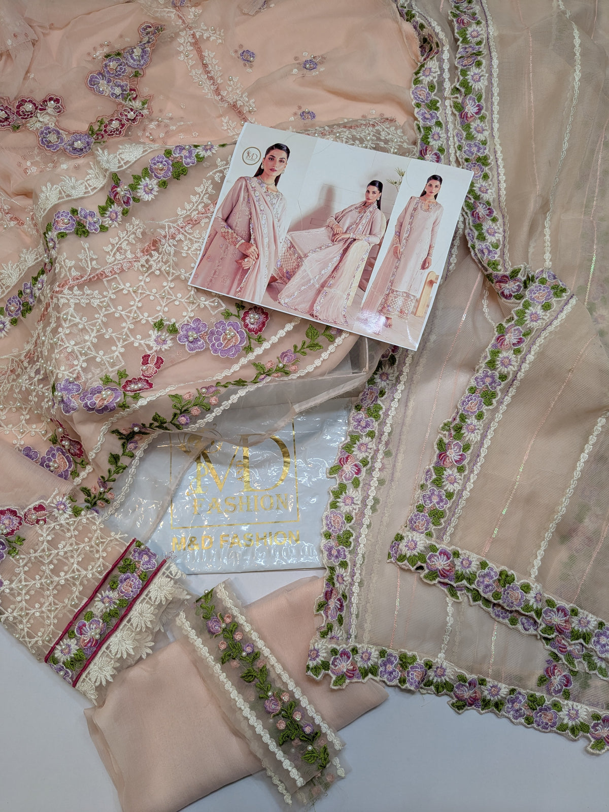 MUSHQ INSPIRED ZARMINAY POWDER PINK FORMAL WEAR