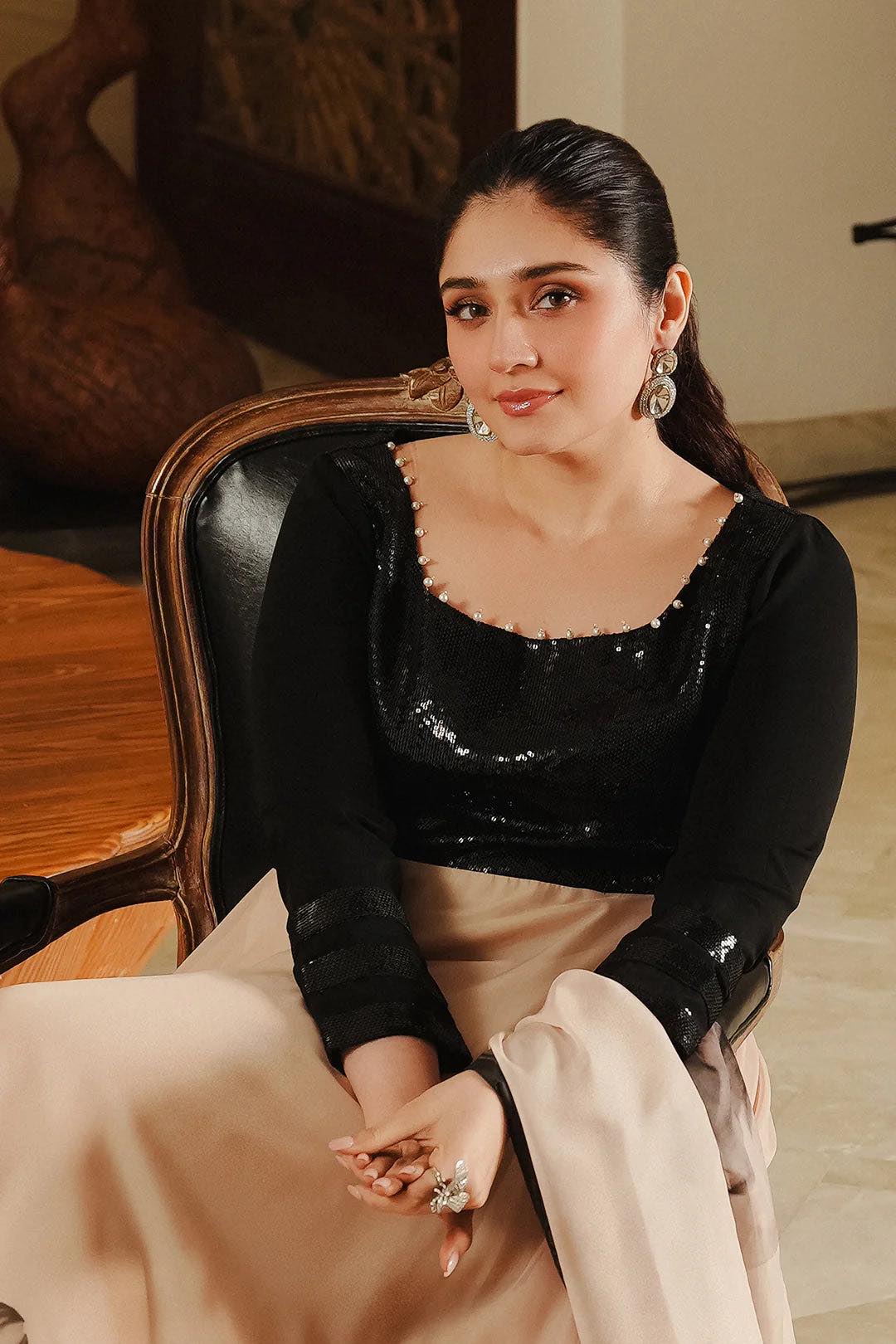 LULUSAR DUREFISHAN BLACK SKIN MAXI