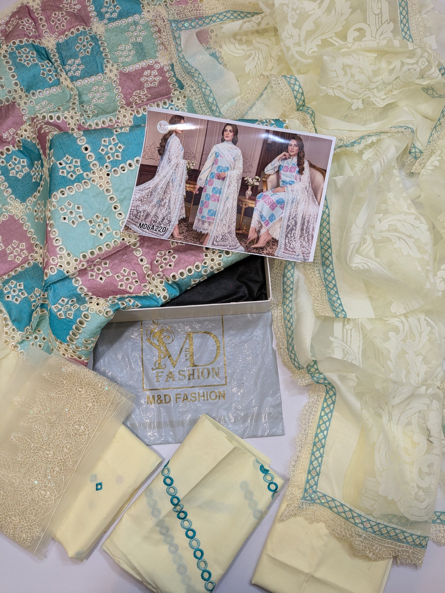 KHUAWB COLLECTION LUXURIES CHIKENKARI LAWN