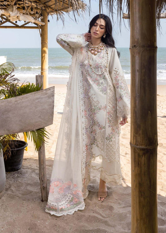 SAIRA SHAKIRA DAHLIA A LUXURIOUS LAWN BAMBER CHIFFON DUPPATA