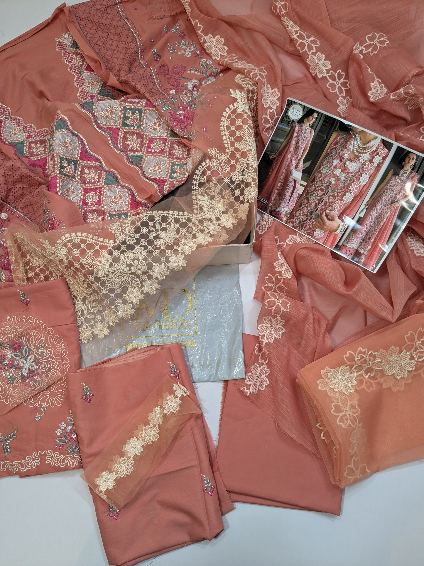 REPUBLIC WOMENSWEAR PEAVY PINK LUXURIOUS LAWN