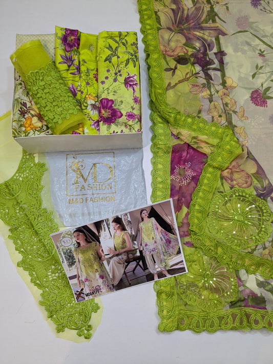 MARIA B LAWN TYE N DYE DHANI MPRINT 9A