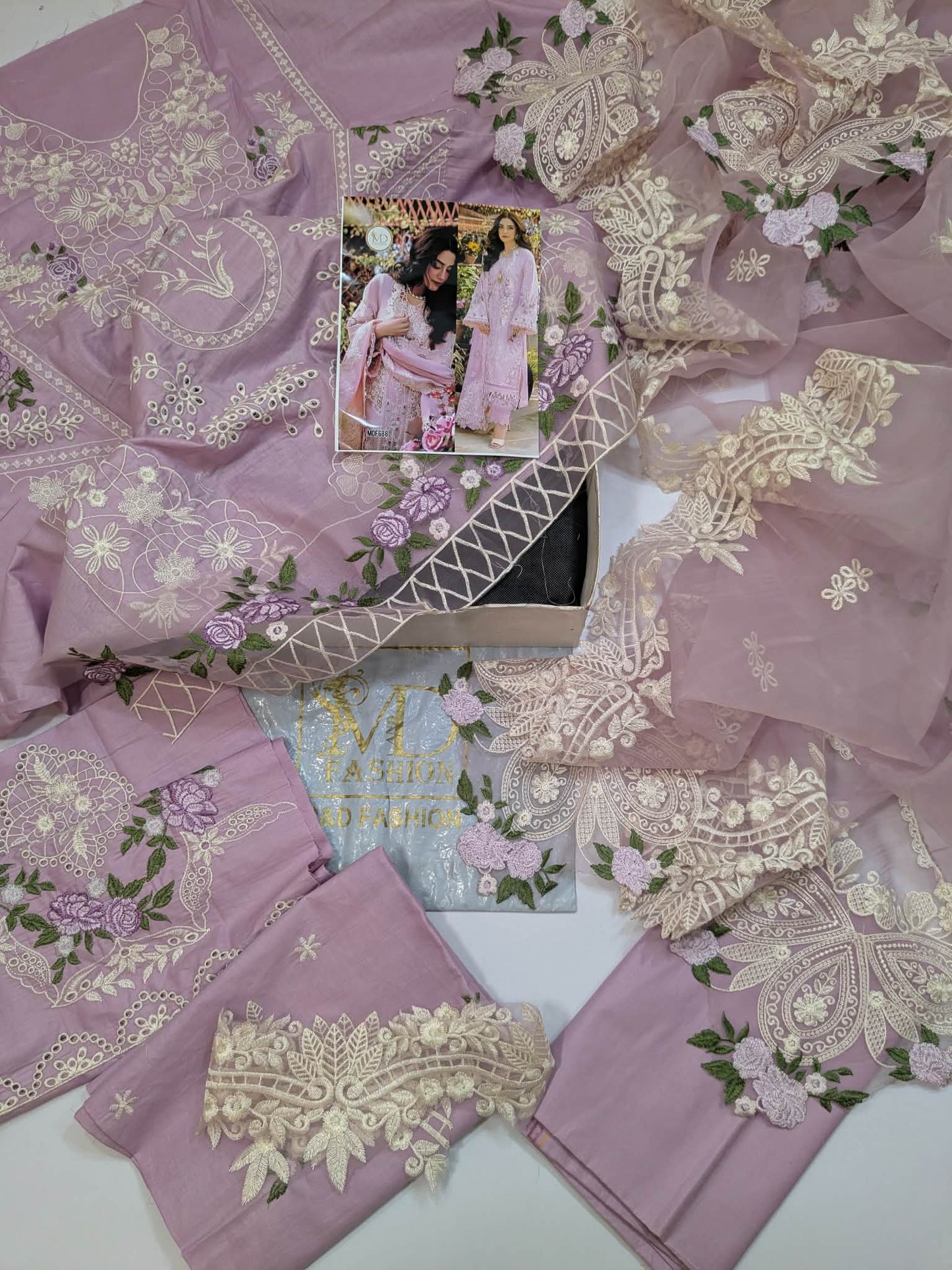 ELAF MAYA ALI LUXURIOUS EMBROIDERED LAWN
