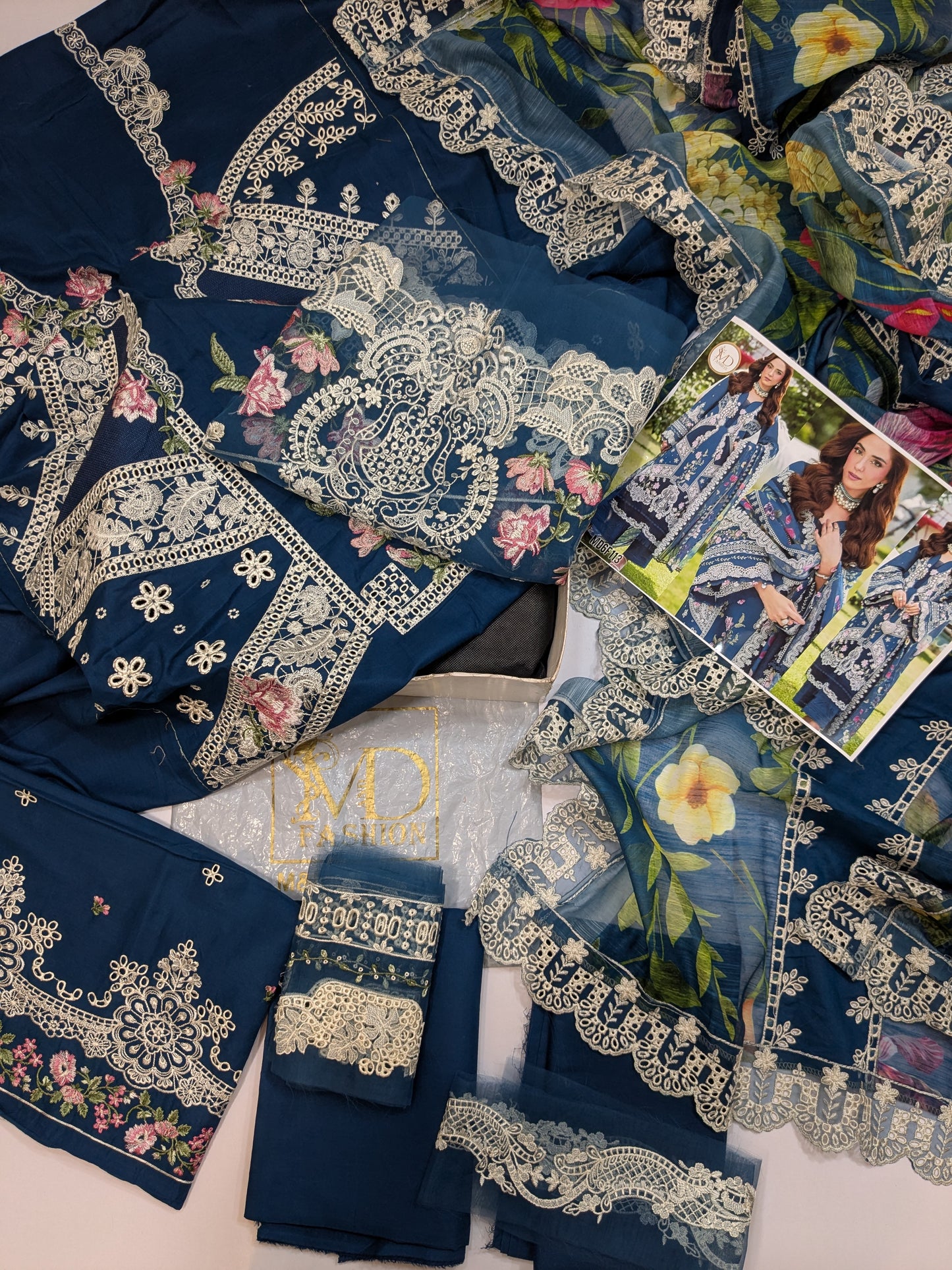 ELAF ELH ZIVA LUXURIOUS LAWN WITH PURE MONARK DUPPATA