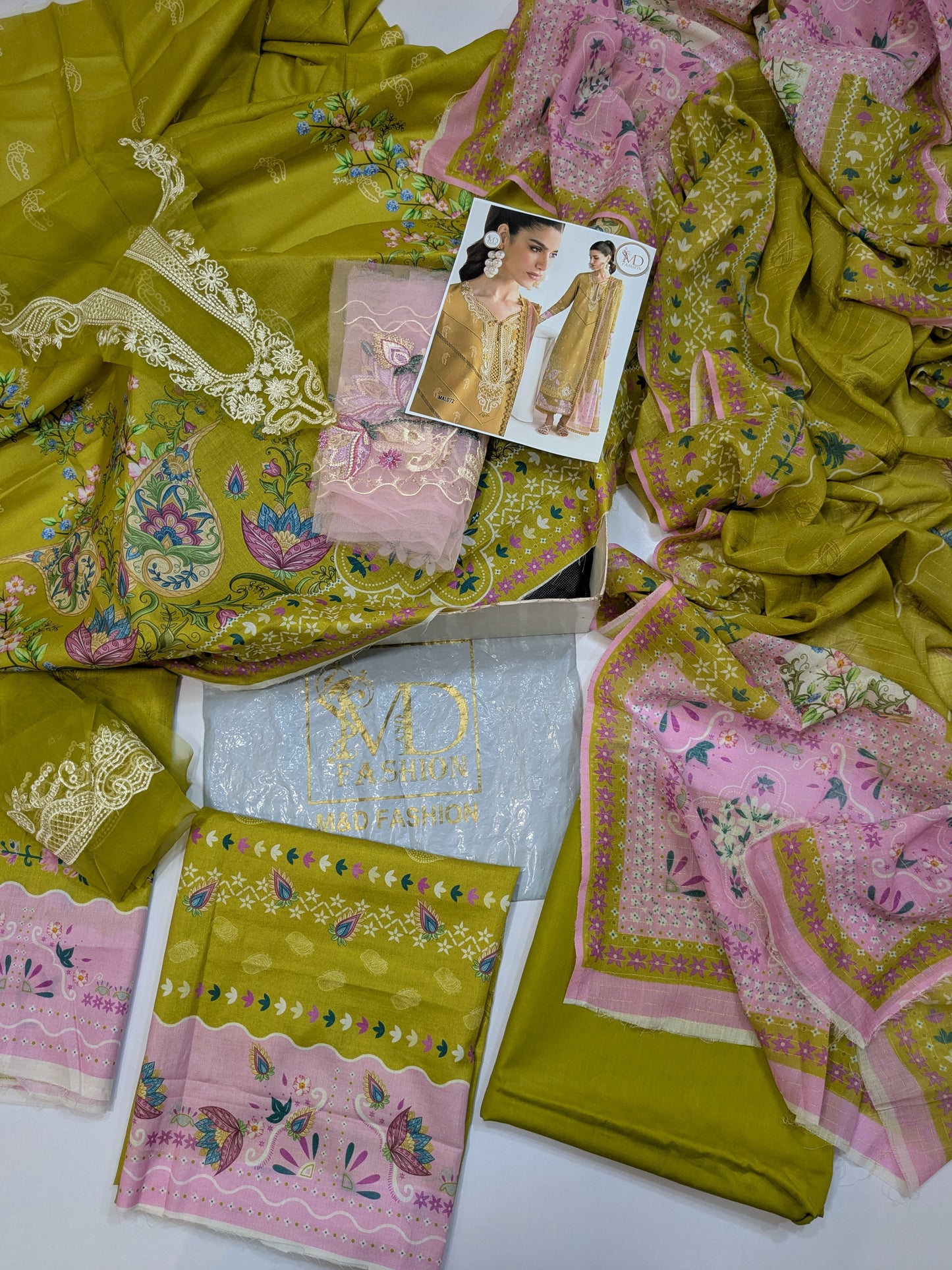 QALAMKAR SIAN DHANI QPRINT EMBROIDERED LAWN