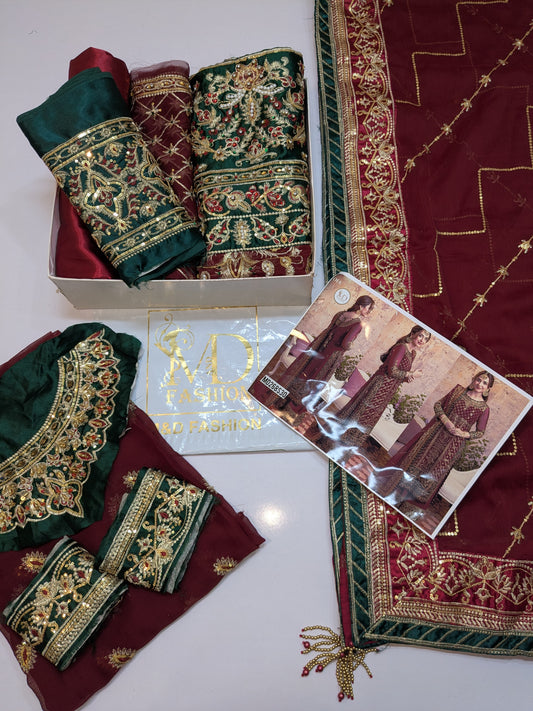ASIM JOFA INSPIRED YUMNA CHIFFON EMBROIDERED
