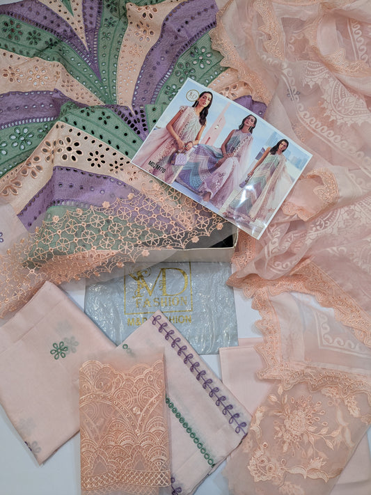 MARIA B 12B TYE DYE LUXURIOUS CHIKENKARI