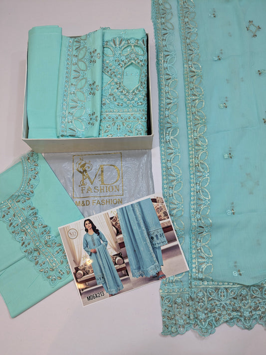 KUAWB COLLECTION SKY LAWN COTTON