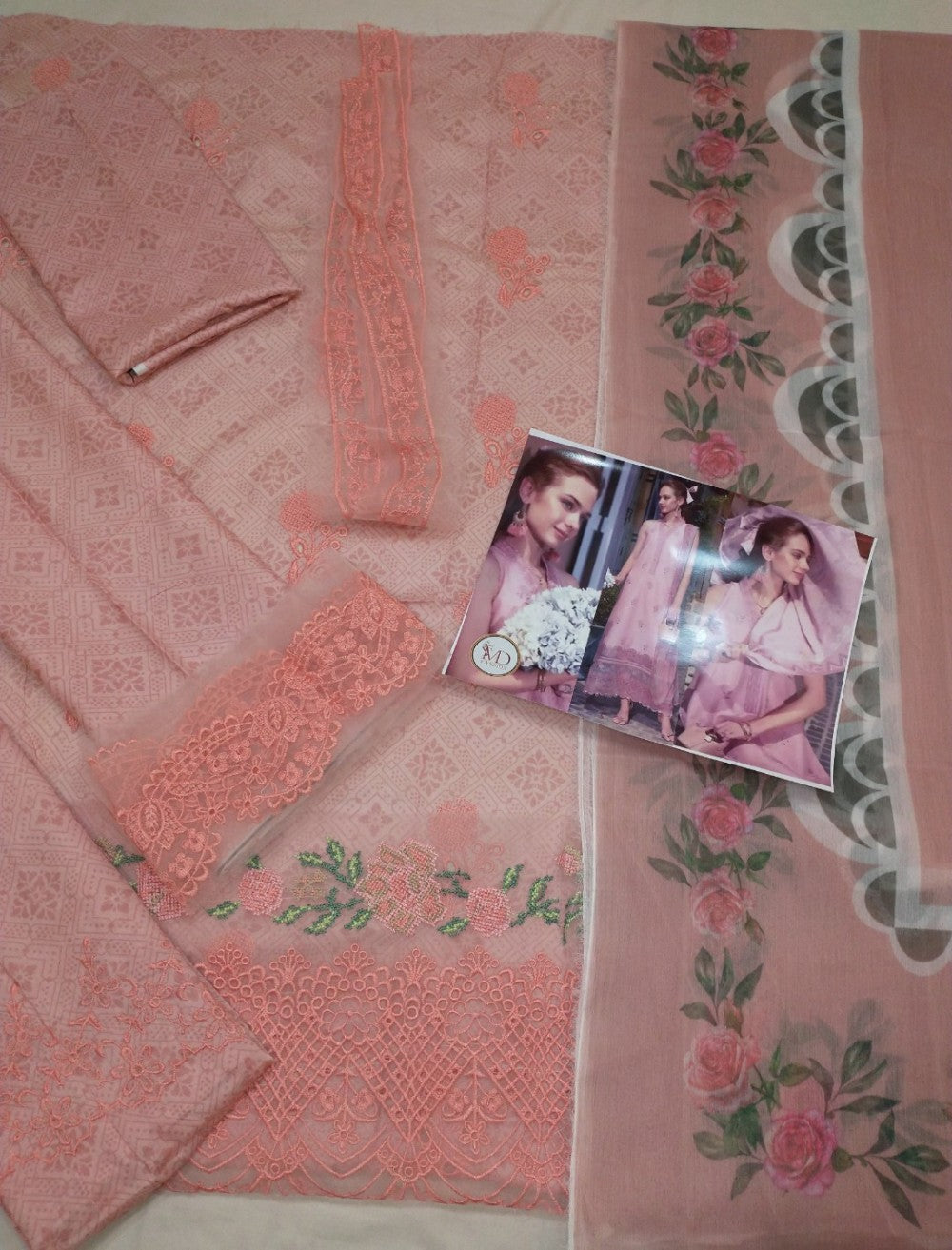 Noor By Saadia Asad Chikankari Emb Lawn