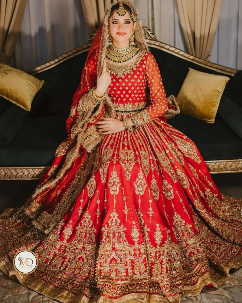 Maha Wajahat Raanjhna Chiffon Dress