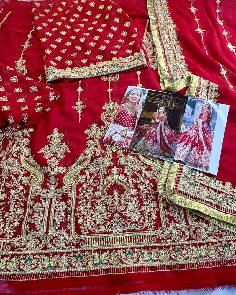 Maha Wajahat Raanjhna Chiffon Dress