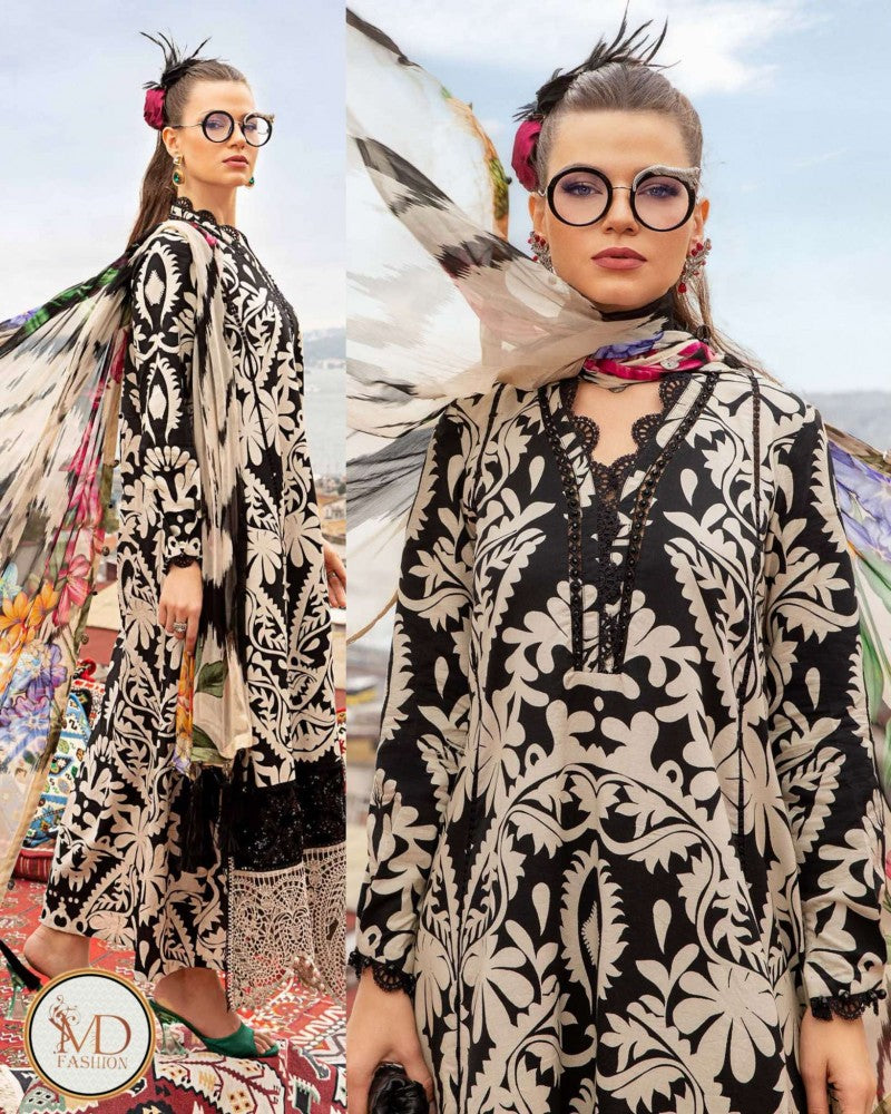 Maria B MPrinted Lawn Suit MPT 7B