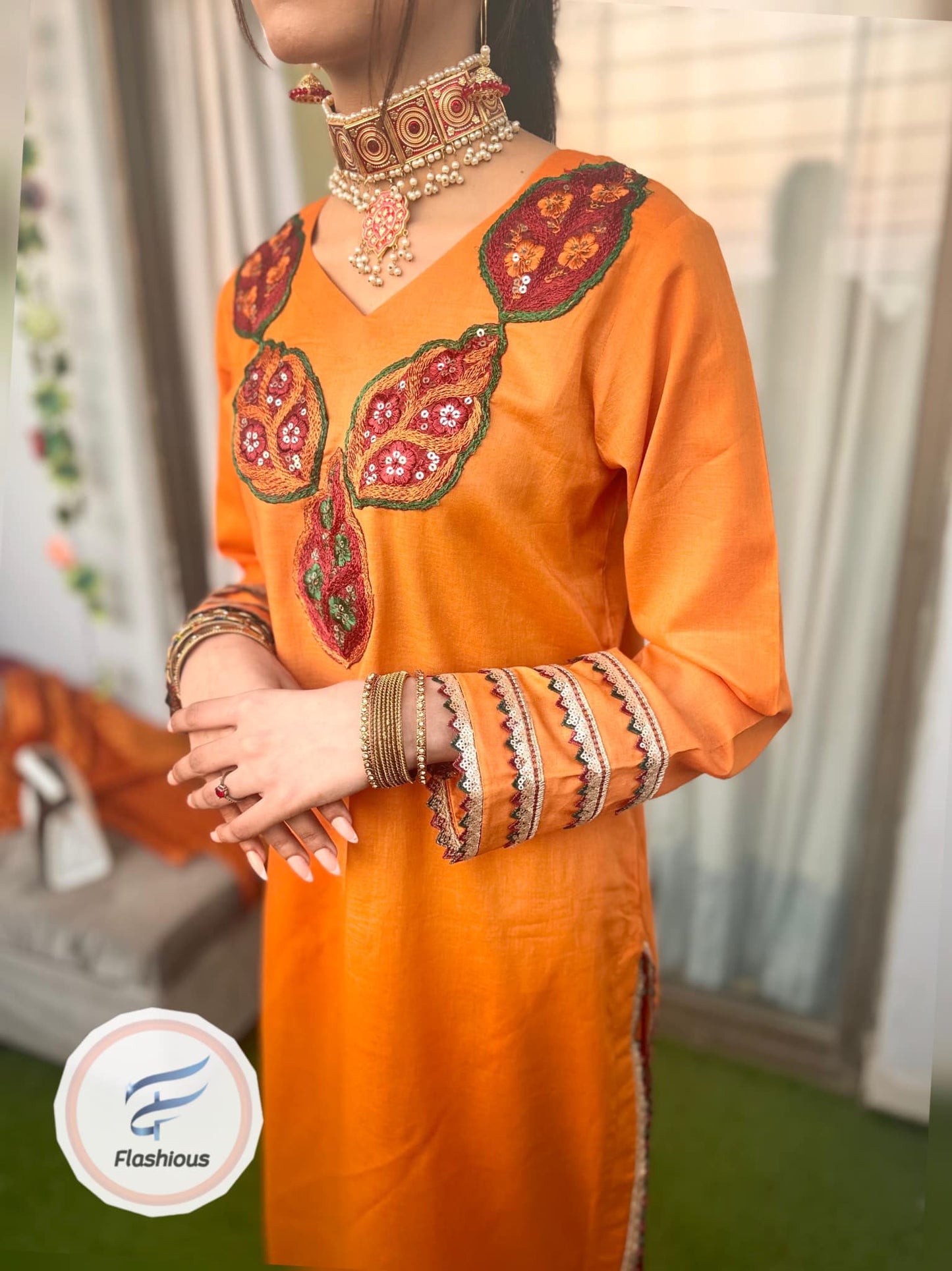 Mustard Vibes 3 Piece Complete Stitched SUIT