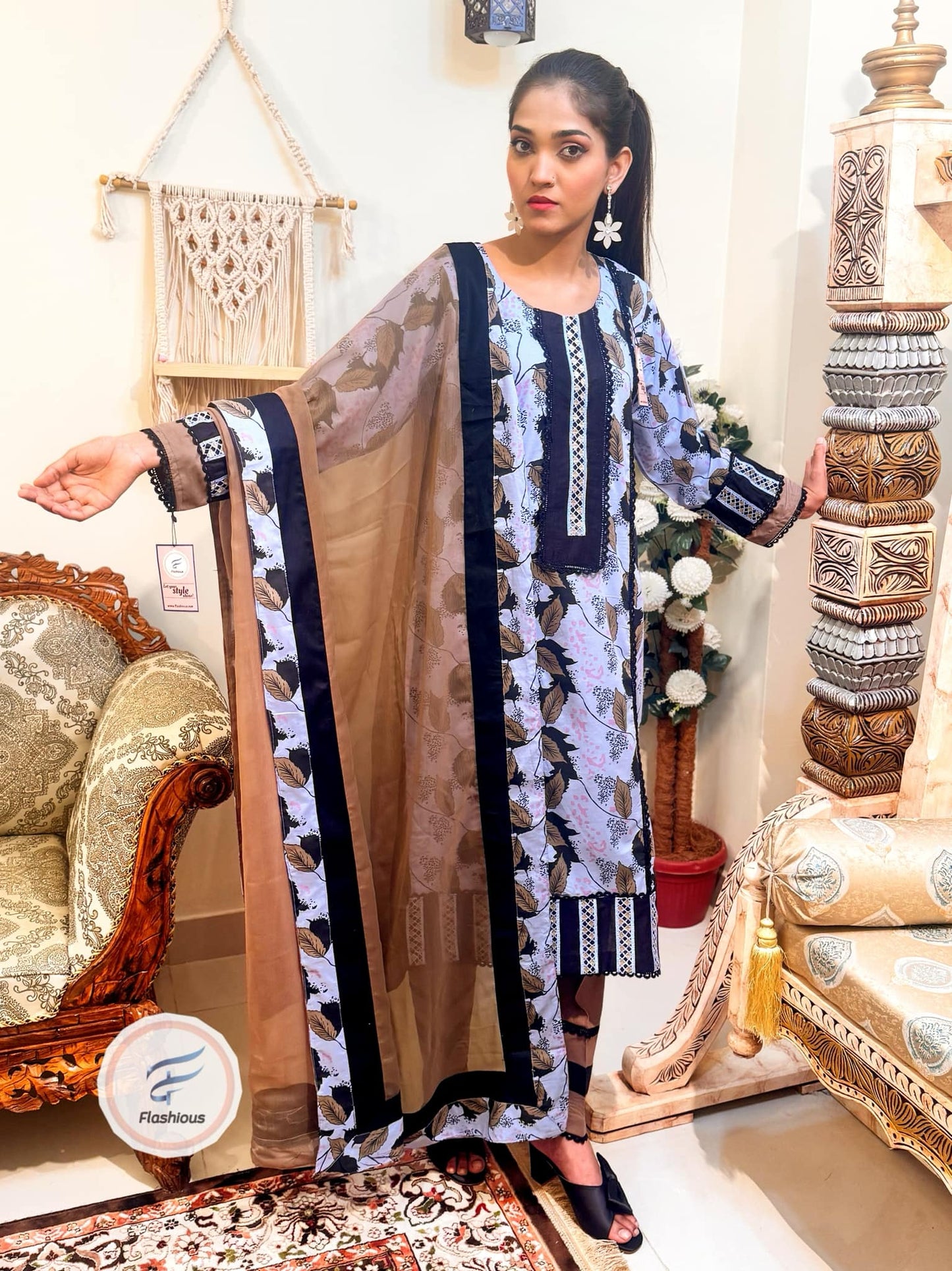 Ice Coffee Ready To Wear 3 Piece Suit