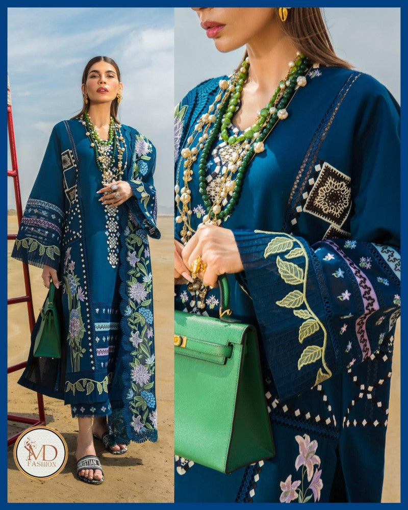 Crimson Blue Lawn Bohemian Summer D7 A