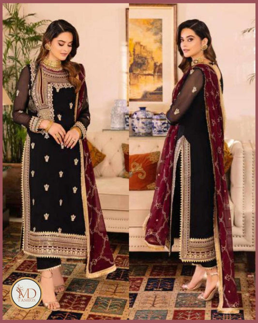 ASIM JOFA MINAL Embroidered Dress