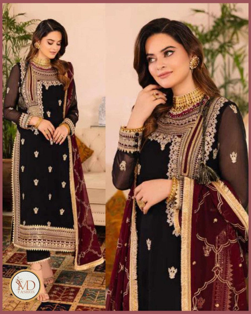 ASIM JOFA MINAL Embroidered Dress