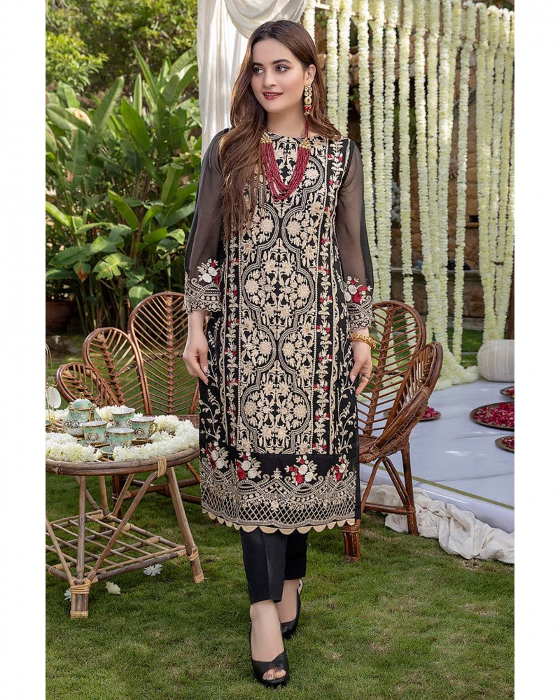 Azure Orchard 2pcs Chiffoon Dress