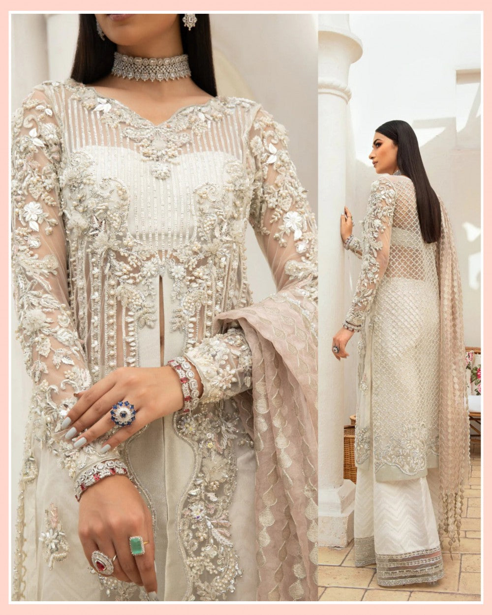 Maryum Hussain ROSHNI - 4pcs Dress - HIGH VERSION