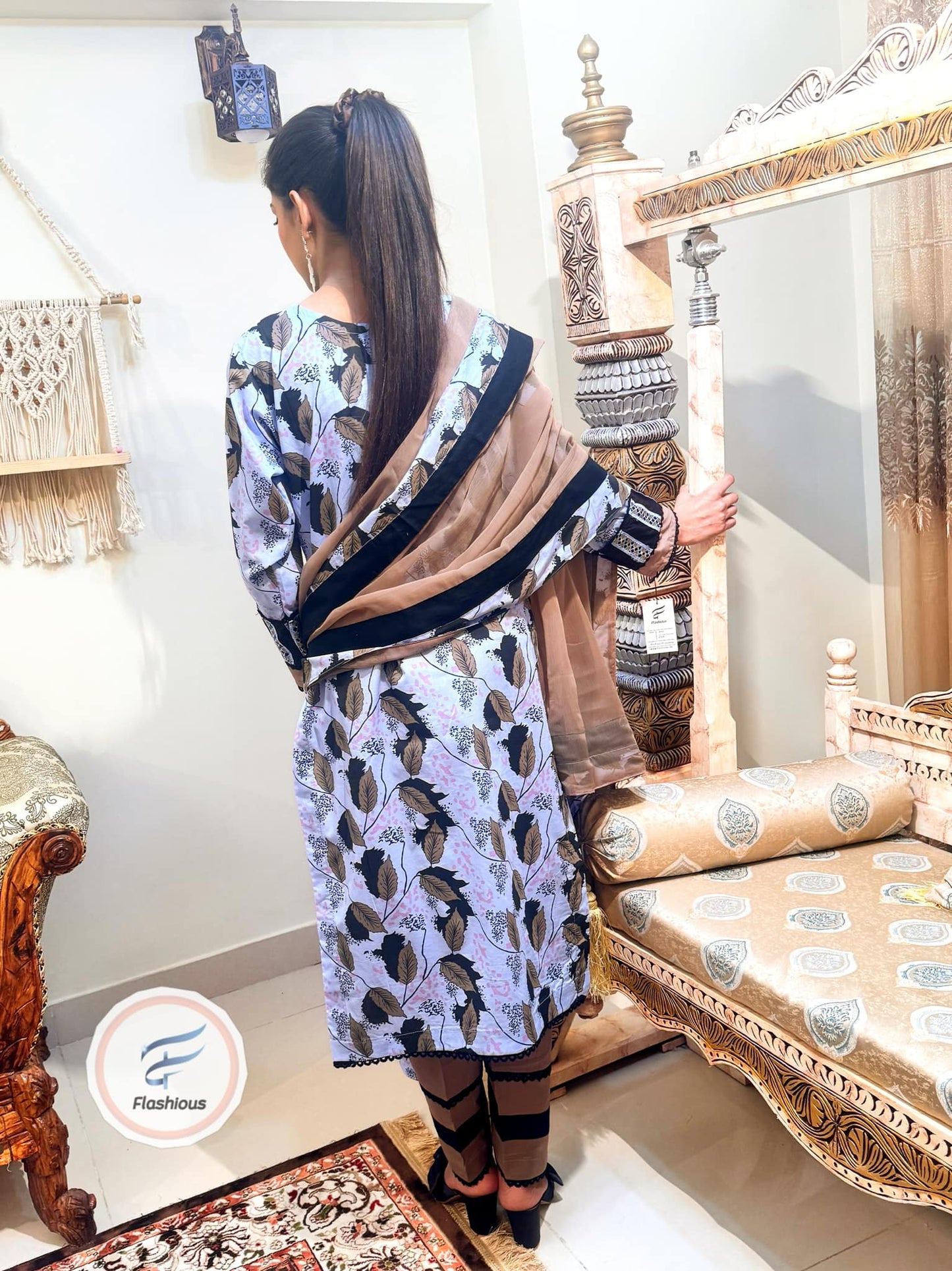 Ice Coffee Ready To Wear 3 Piece Suit