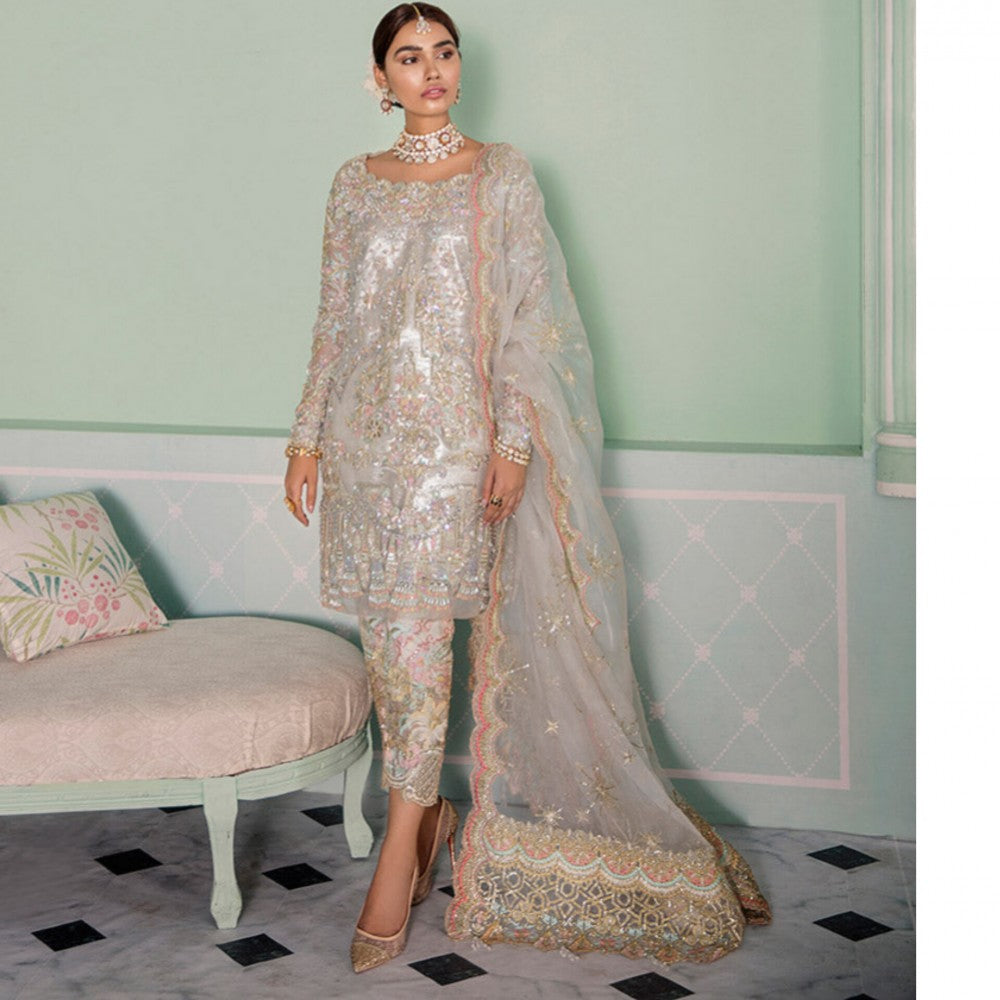 Republic Womenswear Banafsha Pure Organza Dress