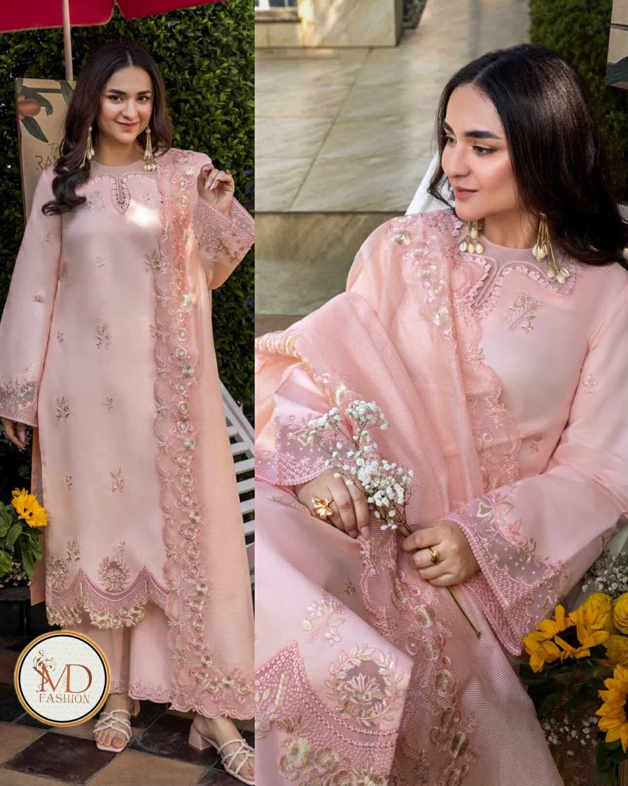 Rang Rasiya Eshal Luxury Lawn Embroidered