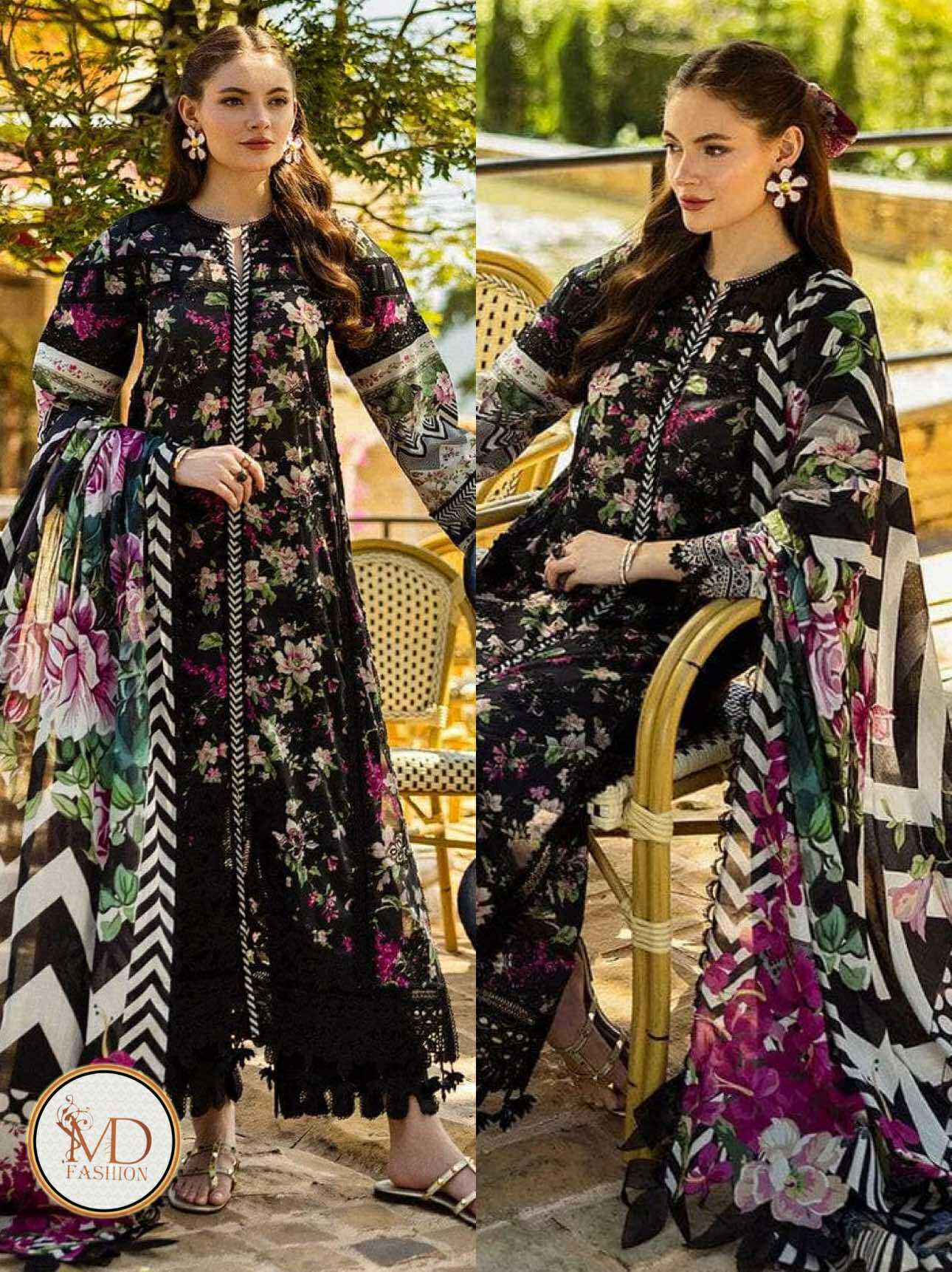 Elaf Isabelle black Lawn dress