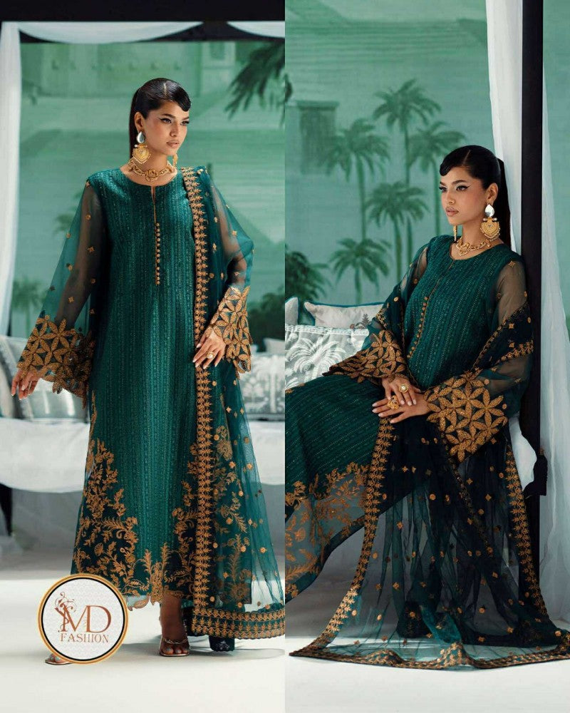 Maryum N Maria Mushal SÉPHORA GREEN DRESS