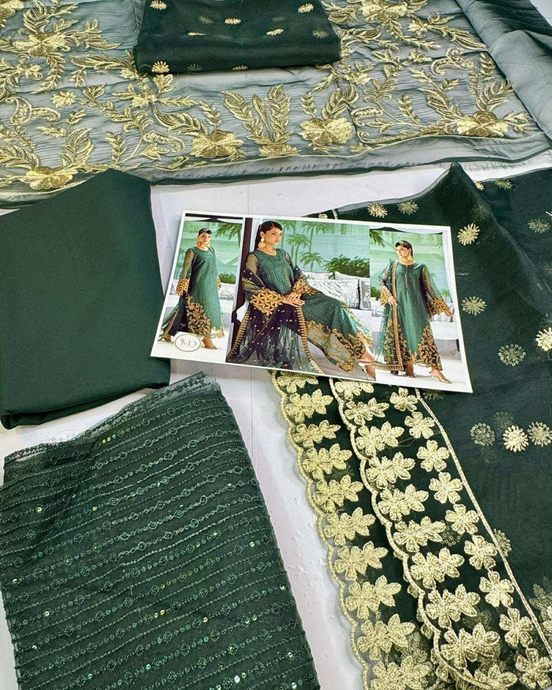 Maryum N Maria Mushal SÉPHORA GREEN DRESS