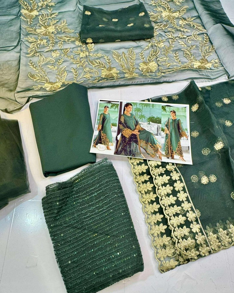 Maryum N Maria Mushal SÉPHORA GREEN DRESS