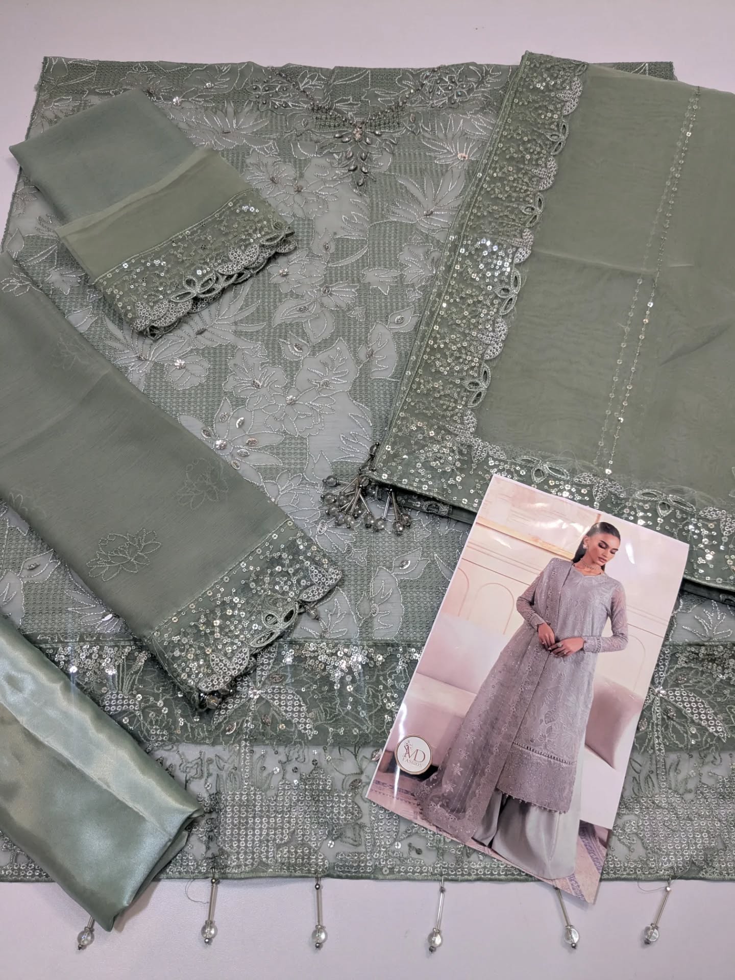 JAZMIN LUXURIOUS CHIFFON WEDDING WEAR EMBROIDERED