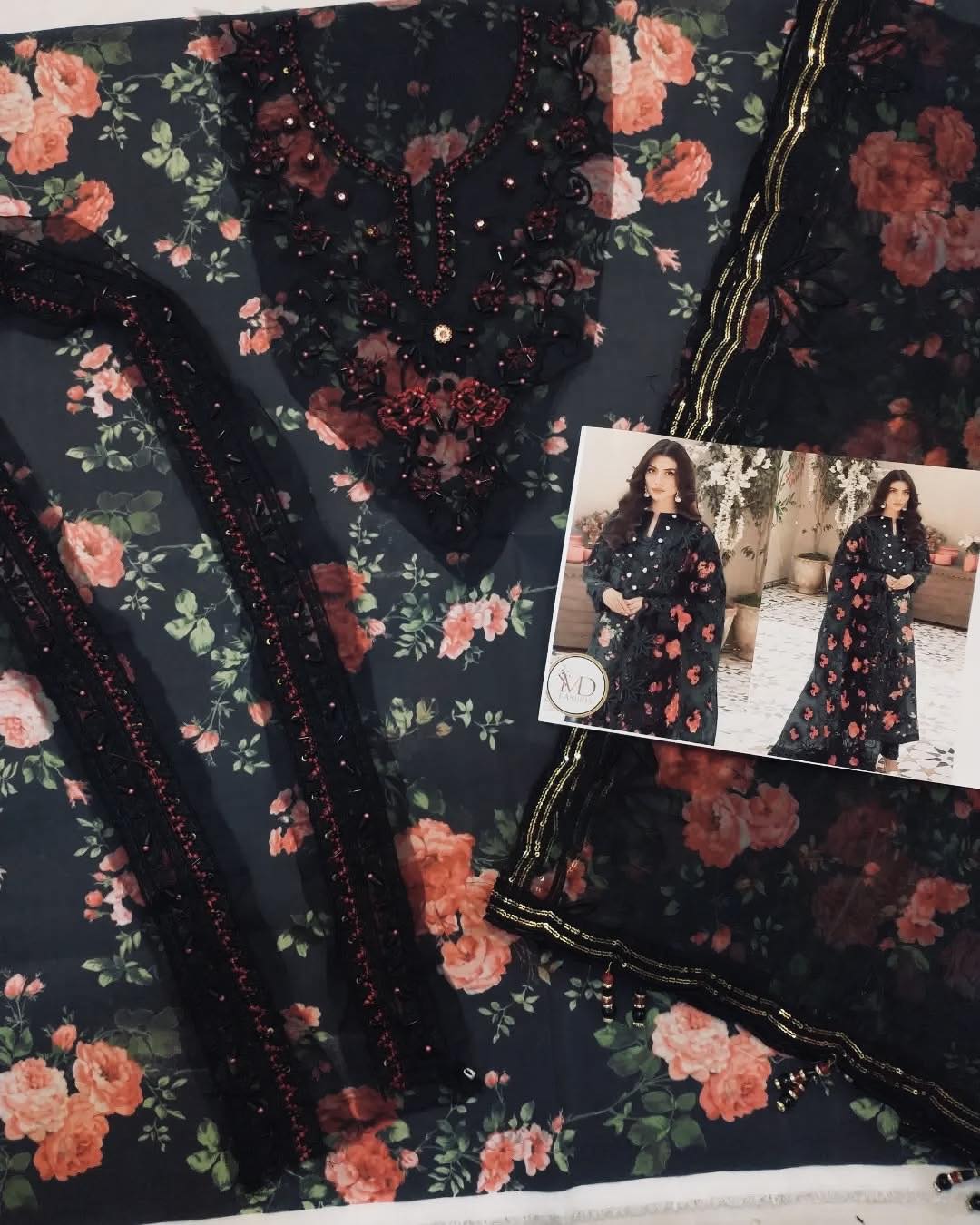 VANYA Swiss Embriodered 2pcs dress