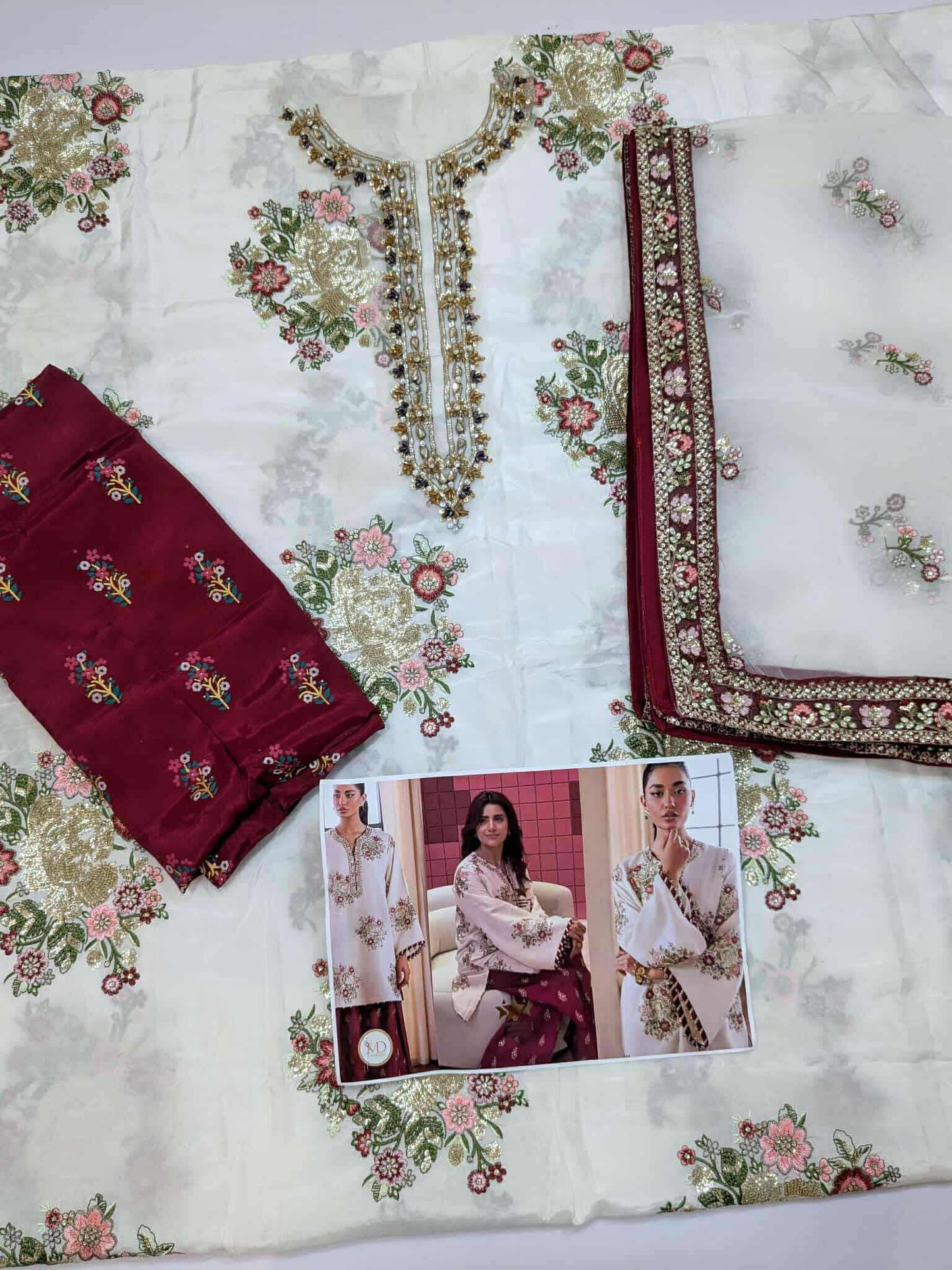 Ethnic Premium Raw Silk with Elegant Embroidery