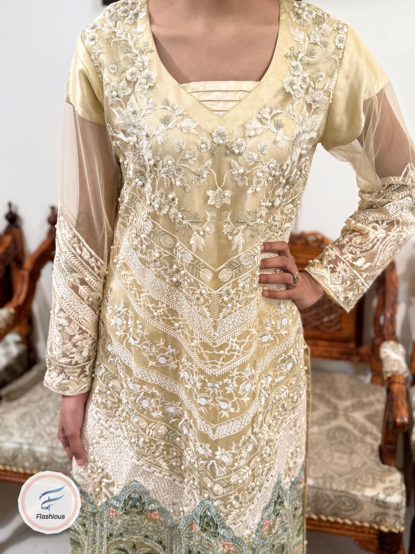 FAWN MINT Ready To Wear 3 Piece Suit