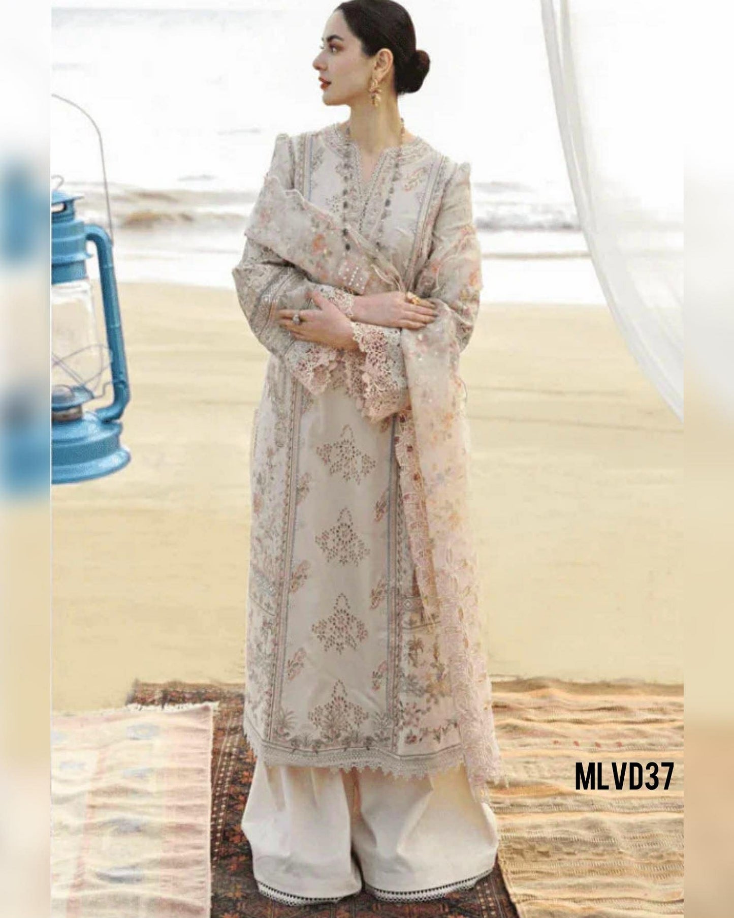 QALAMKAR KHANSA SAHIL LUXURY LAWN UNSTICH