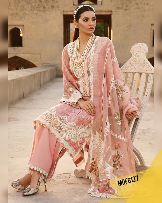 CRIMSON ROSE LUXURIOUS CHIKENKARI LAWN