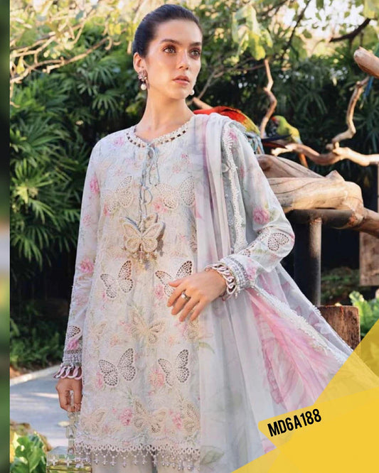 MARIA B SKY GREY BUTTERFLY 1A MPRINT