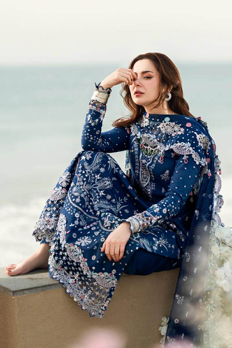 QALAMKAR AURORA LUXURIOUS CHIKENKARI LAWN