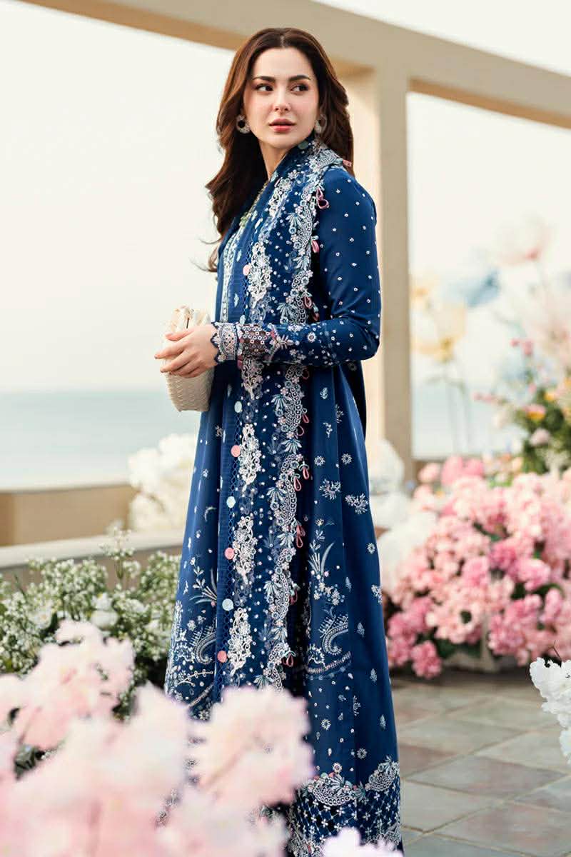 QALAMKAR AURORA LUXURIOUS CHIKENKARI LAWN