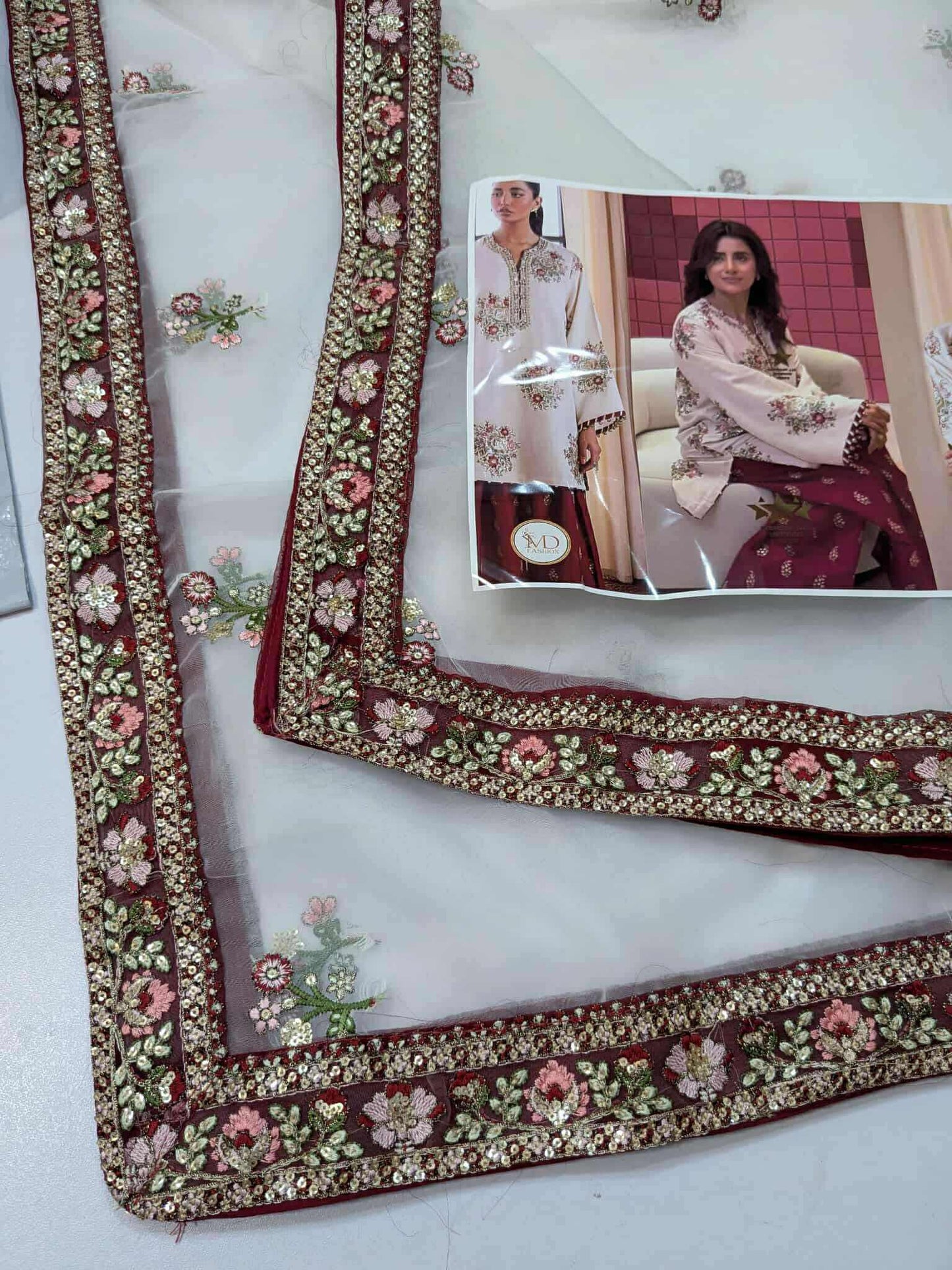 Ethnic Premium Raw Silk with Elegant Embroidery