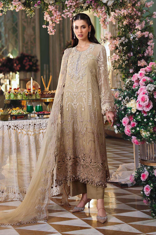 MARIA B TYE DYE CHIFFON LUXURY EMBROIDERED